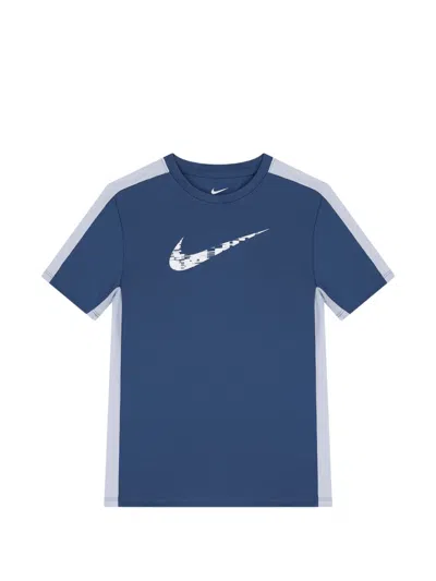 Nike Kids' Graphic Short-sleeve T-shirt In Blue