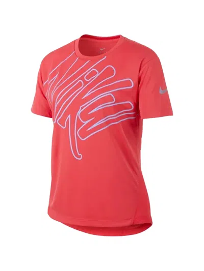 Nike Kids' Graphic-print T-shirt In Red