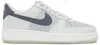 Nike Gray Air Force 1 '07 Lv8 Sneakers In Pure Platinum/light Carbon/wolf Grey