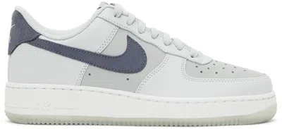 Nike Gray Air Force 1 '07 Lv8 Sneakers In Pure Platinum/light Carbon/wolf Grey
