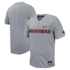 Nike Arkansas  Men's College Replica Baseball Jersey In Grey