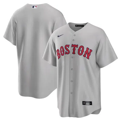Nike Gray Boston Red Sox Road Replica Team Jersey