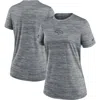 Nike Gray Denver Broncos Sideline Velocity Performance T-shirt In Gray