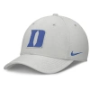 Nike Gray Duke Blue Devils Rise Practice Performance Adjustable Hat In Gray