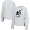 Nike Gray La28 Summer Olympics Boxy Long Sleeve T-shirt In White