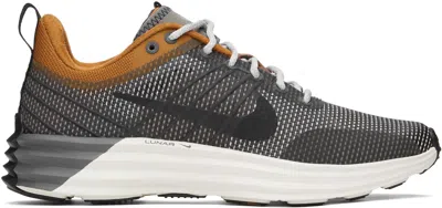 NIKE GRAY LUNAR ROAM SE SNEAKERS