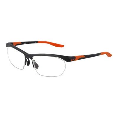 Nike Gray Men Optical Frames In Orange