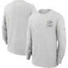 Nike Gray New York Jets Essential Heavy Max90 Long Sleeve T-shirt In Gray