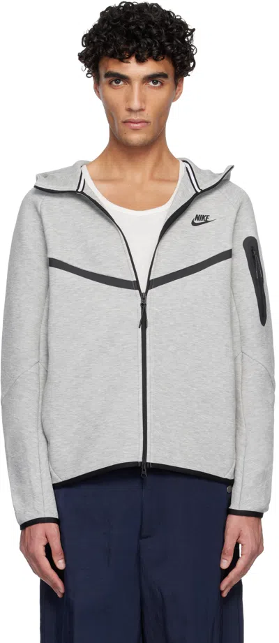 Nike Gray  Tech Fleece Windrunner Full-zip Jacket