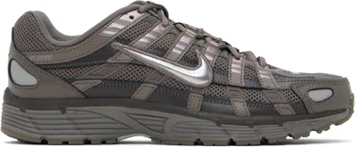 NIKE GRAY P-6000 SNEAKERS