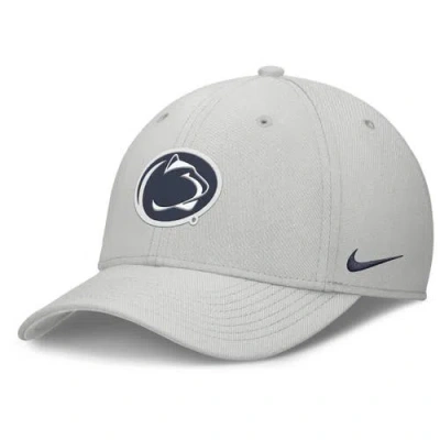 Nike Gray Penn State Nittany Lions Rise Practice Performance Adjustable Hat