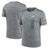 Nike Men's Gray Philadelphia Eagles 2024 Sideline Velocity Performance T-shirt In Gray