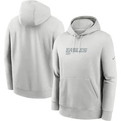 Nike Gray Philadelphia Eagles Edge Pack French Terry Club Pullover Hoodie