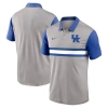 Nike Men's Gray/royal Kentucky Wildcats Vapor Performance Polo Shirt In Multi