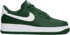 Nike Air Force 1 07 Green-and-white Sneaker Men In Fir/white