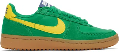 NIKE GREEN & YELLOW FIELD GENERAL SNEAKERS