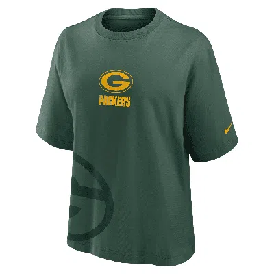 Nike Green Bay Packers Boxy  Women's Nfl T-shirt