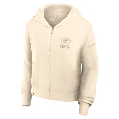 Nike Green Bay Packers Established Womenâs  Women's Nfl Full-zip Hoodie