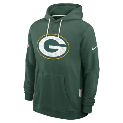 NIKE GREEN BAY PACKERS INITIAL HOME SIDELINE  MEN'S DRI-FIT NFL PULLOVER HOODIE,1015884939