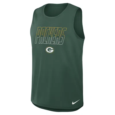 Nike Green Bay Packers  Men's Dri-fit Nfl Tank Top