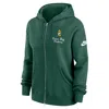 Nike Green Bay Packers Phoenix Rewind  Women's Nfl Full-zip Hoodie In Green