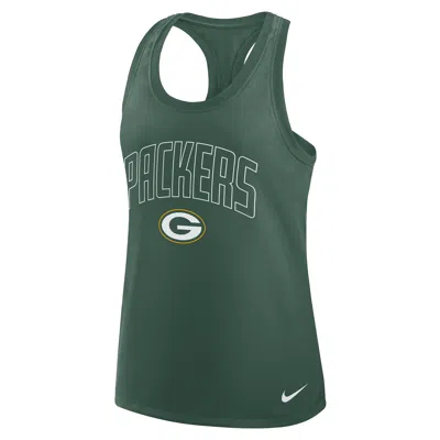 Nike Green Bay Packers Primetime  Women's Dri-fit Nfl Racerback Tank Top