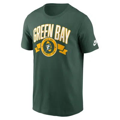 Nike Green Bay Packers Rewind Front And Back Hit Essential  Men's Nfl T-shirt In Orange