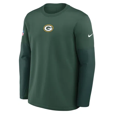 Nike Green Bay Packers Scripted To Win Sideline Coach  Men's Therma-fit Nfl Long-sleeve T-shirt