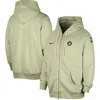 Nike Green Boston Celtics Authentic Standard Issue Full-zip Hoodie Jacket In Green