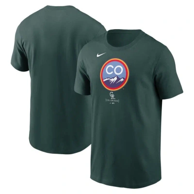 Nike Green Colorado Rockies City Connect Large Logo T-shirt