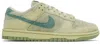 Nike Dunk Low Suede Basketball Sneaker In Olive Aura/bicoastal