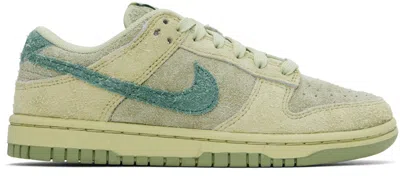 NIKE GREEN DUNK LOW SNEAKERS