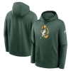 Nike Green Green Bay Packers Rewind Club Logo Pullover Hoodie