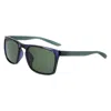 Nike Green Injected Sunglasses In Blue