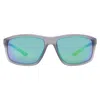 Nike Adrenaline Rectangle-frame Sunglasses In Gray