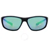 Nike Grey Green Square Men's Sunglasses  Essential Endeavor Mi Ev1122 313 57