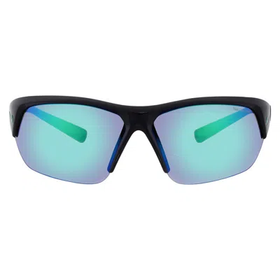 Nike Green Mirror Wrap Men's Sunglasses  Skylon Ace M Fq4684 012 69 In Purple