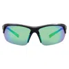 Nike Green Mirror Wrap Men's Sunglasses  Skylon Ace M Mi Dv2163 012 69