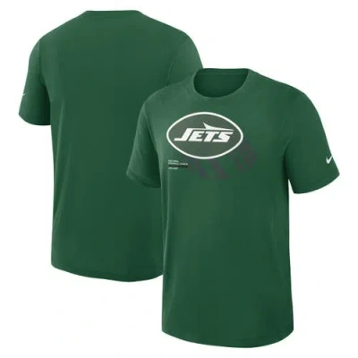 Nike Green New York Jets Left End Run Slub Performance T-shirt