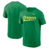 Nike Green Oregon Ducks Baseball Wordmark T-shirt