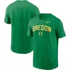 Nike Green Oregon Ducks Primetime Arch Stack T-shirt In Green
