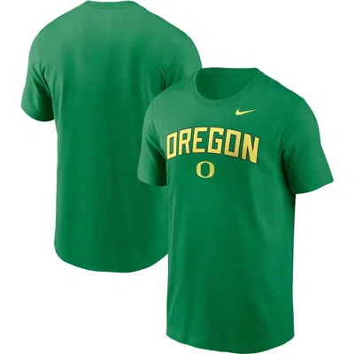 Nike Green Oregon Ducks Primetime Arch Stack T-shirt