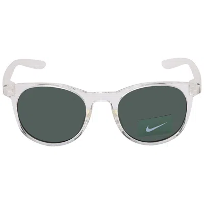 Nike Green Round Unisex Sunglasses  Horizon Ascent 900 51 In White