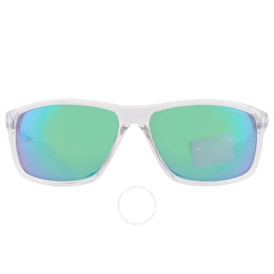 Nike Green Sport Men's Sunglasses  Adrenaline M Ev1113 901 66 In Green / Grey