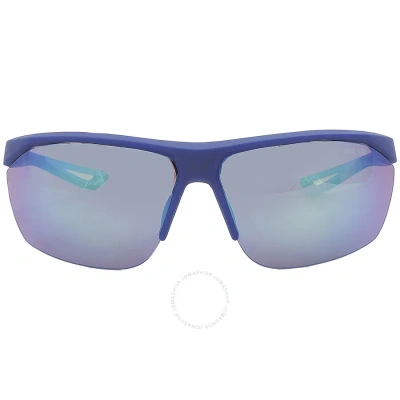 Nike Green Square Unisex Sunglasses  Tailwind 19 M Ev1213 413 70 In Blue / Green
