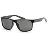 Nike Grey Square Men's Sunglasses  Cruiser Mi Ev0834 001 59 In Gray