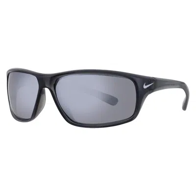 Nike Grey Wrap Men's Sunglasses Adrenaline Mi Ev0605 011 64 In Red
