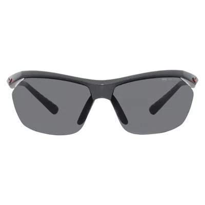 Nike Grey Wrap Unisex Sunglasses Tailwind Mi Ev0491 080 72 In Orange