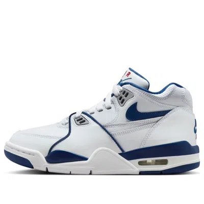 Nike (gs)  Air Flight 89 'dark Royal Blue' In White