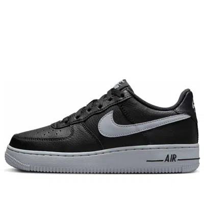 Nike (gs)  Air Force 1 'black Wolf Grey'